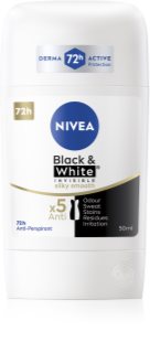 NIVEA Black & White Invisible Silky Smooth antyperspirant w sztyfcie 50 ml