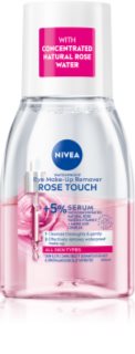 NIVEA Rose Touch Bi-fasig sminkborttagare för ögonen 100 ml