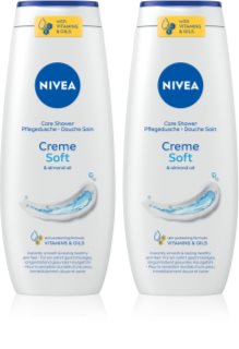 NIVEA Creme Soft Kopjoša dušas želeja Ekonomisks iepakojums 2 x 500 ml