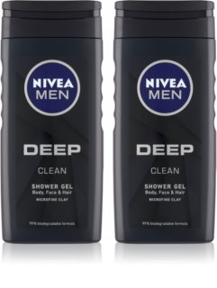 Nivea Men Deep shower gel for men (economy pack)
