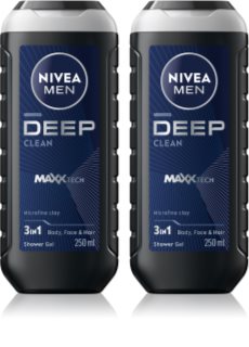 NIVEA MEN Deep Body Wash for Men economy pack