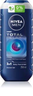 NIVEA MEN Total Relax Avkopplande dusch-gel för män 250 ml