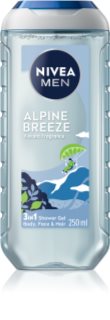 NIVEA MEN Alpine Breeze Dušigeel kehale ja juustele 250 ml
