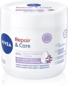 NIVEA Repair & Care Sensitive výživný regenerační krém pro suchou a citlivou pokožku 400 ml