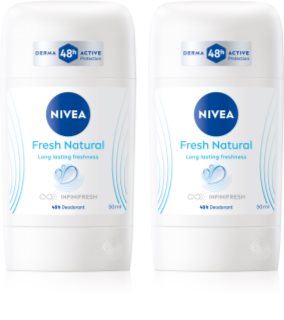 NIVEA Fresh Natural Zīmuļveida dezodorants Ekonomisks iepakojums
