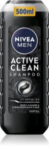 NIVEA MEN Active Clean shampoing nettoyant en profondeur au charbon actif 500 ml