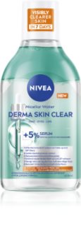 NIVEA Derma Skin Clear reinigendes Mizellenwasser gegen die Unvollkommenheiten der Haut 400 ml