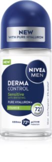NIVEA MEN Derma Control Sensitive kuličkový antiperspirant pro citlivou pokožku 50 ml