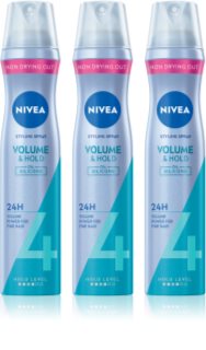 NIVEA Volume Care laque cheveux pour donner du volume 3 x 250 ml
