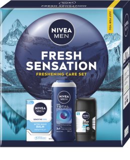 NIVEA MEN Fresh Sensation Presentförpackning för kropp och ansikte