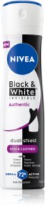 NIVEA Black & White Authentic Izsmidzināms antiperspirants 72 stundas
