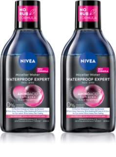 NIVEA Micellar Waterproof Attīrošs micelārais ūdens Ekonomisks iepakojums