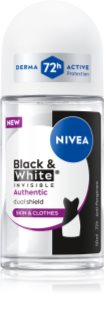 NIVEA Black & White Authentic antiperspirant roll-on 50 ml