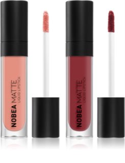 NOBEA Day-to-Day Matte Liquid Lipstick sada (na rty) pro ženy