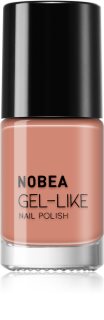 NOBEA Day-to-Day Gel-like Nail Polish Gel-Effect Nail Varnish shade Almond milk #N14 6 ml