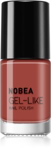 NOBEA Day-to-Day Gel-like Nail Polish vernis à ongles effet gel teinte Fired brick #N15 6 ml