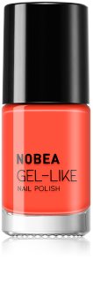 NOBEA Colourful Gel-like Nail Polish körömlakk géles hatással