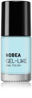 NOBEA Day-to-Day Gel-like Nail Polish lak na nehty s gelovým efektem odstín #N67 Sky blue summer 6 ml