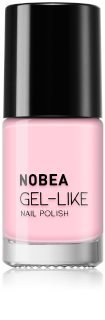 NOBEA Day-to-Day Gel-like Nail Polish Gel-Effect Nail Varnish shade #N68 Pink cream 6 ml