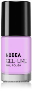 NOBEA Day-to-Day Gel-like Nail Polish Gel-Effect Nail Varnish shade #N69 Sweet violet 6 ml