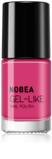 NOBEA Day-to-Day Gel-like Nail Polish Gel-Effect Nail Varnish shade #N71 Pink blossom 6 ml