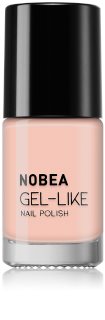 NOBEA Day-to-Day Gel-like Nail Polish lak na nehty s gelovým efektem odstín #N72 Nude beige 6 ml