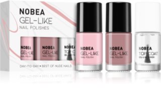 NOBEA Day-to-Day Best of Nude Nails Set nagellak set Best of Nude Nails