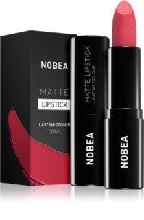 NOBEA Day-to-Day Matte Lipstick matte lipstick shade Coral #M17 3 g