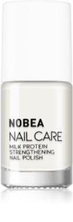 NOBEA Nail Care Milk Protein Strengthening Nail Polish posilující lak na nehty 6 ml