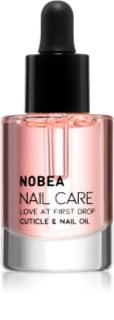 NOBEA Nail Care Love at first drop Cuticle & Nail oil подхранващо масло за нокти и кожичките около ноктите 12 мл.