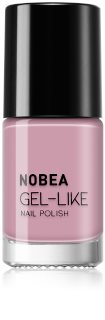 NOBEA Day-to-Day Gel-like Nail Polish lak na nehty s gelovým efektem odstín Old style pink #N50 6 ml