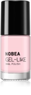 NOBEA Day-to-Day Gel-like Nail Polish lac de unghii cu efect de gel culoare Misty rose #N59 6 ml