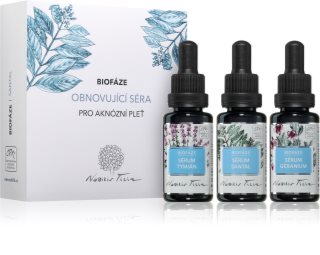 Nobilis Tilia Biofáze Obnovující Séra Santal Geschenkset für die Regeneration der Haut