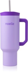 Noelle Tumbler stainless steel tumbler with straw Purple 1 pc