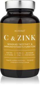 Nordbo Vitamin C & Zinek kapsle pro podporu imunitního systému 100 cps