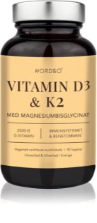 Nordbo Vitamin D3 & K2 kapsle pro podporu imunitního systému 90 cps