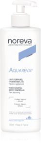 Noreva Aquareva Moisturizing Body Cream 24h maitinamasis drėkinamasis kūno losjonas 400 ml