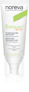 Noreva Exfoliac Mattifying Suncare Fluid SPF 50+ zaščitni matirajoči fluid za obraz SPF 50+ 40 ml