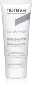 Noreva Trio White XP CC Cream Light SPF 30 crema CC para unificar el tono de la piel SPF 30 40 ml