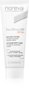 Noreva Trio White XP Anti-Dark Spot Care SPF 50+ opalovací krém na obličej proti pigmentovým skvrnám SPF 50+ 40 ml
