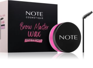 Note Cosmetique Brow Master Wax cire fixatrice pour sourcils avec brosse 50 ml