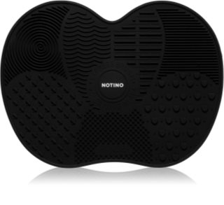 Notino Makeup Brushes Silicone Cleaning Mat For Make-Up Brushes alfombrilla limpiadora de brochas Black 1 ud
