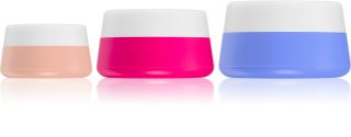 Notino Travel Collection Silicone Travel Jars Set korduvkasutatavad reisipudelid