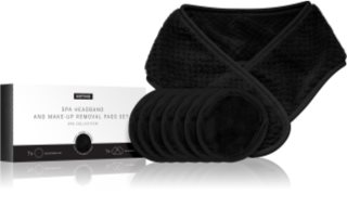 Notino Spa Collection Spa headband and make-up removal pads set meikinpoistosetti ja hiuspanta