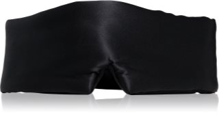 Notino Silk Collection Travel Sleeping Mask Black Maschera da notte Black 1 pz