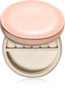 Notino Classy Collection Travel jewellery box cutie de bijuterii Pink 8 x 8 x 5 cm 1 buc