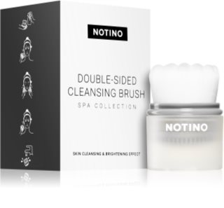 Notino Spa Collection Double-sided cleansing brush puhdistava kasvoharja Grey