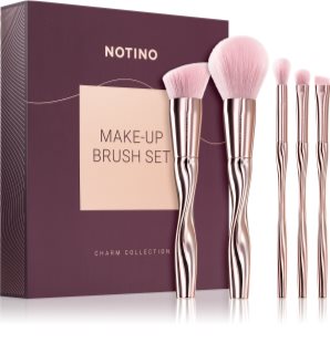 Notino Charm Collection Make-up brush set set čopičev Pink
