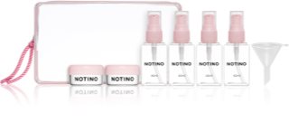 Notino Travel Collection Travel Bottle Set korduvkasutatavad reisipudelid Pink