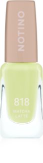 Notino Gel Effect Nail Polish gelio efekto nagų lakas 818 Matcha Latte 10 ml